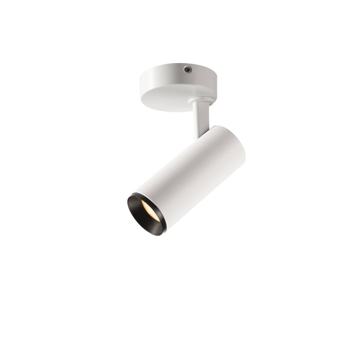 LA 1004102 NUMINOS® SPOT PHASE S vnitřní LED přisazené stropní svítidlo bílá/černá 2700 K 24° - BIG WHITE (SLV)