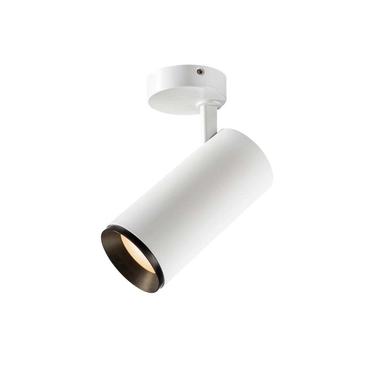 Levně LA 1004302 NUMINOS® SPOT PHASE L vnitřní LED přisazené stropní svítidlo bílá/černá 3000 K 24° - BIG WHITE (SLV)