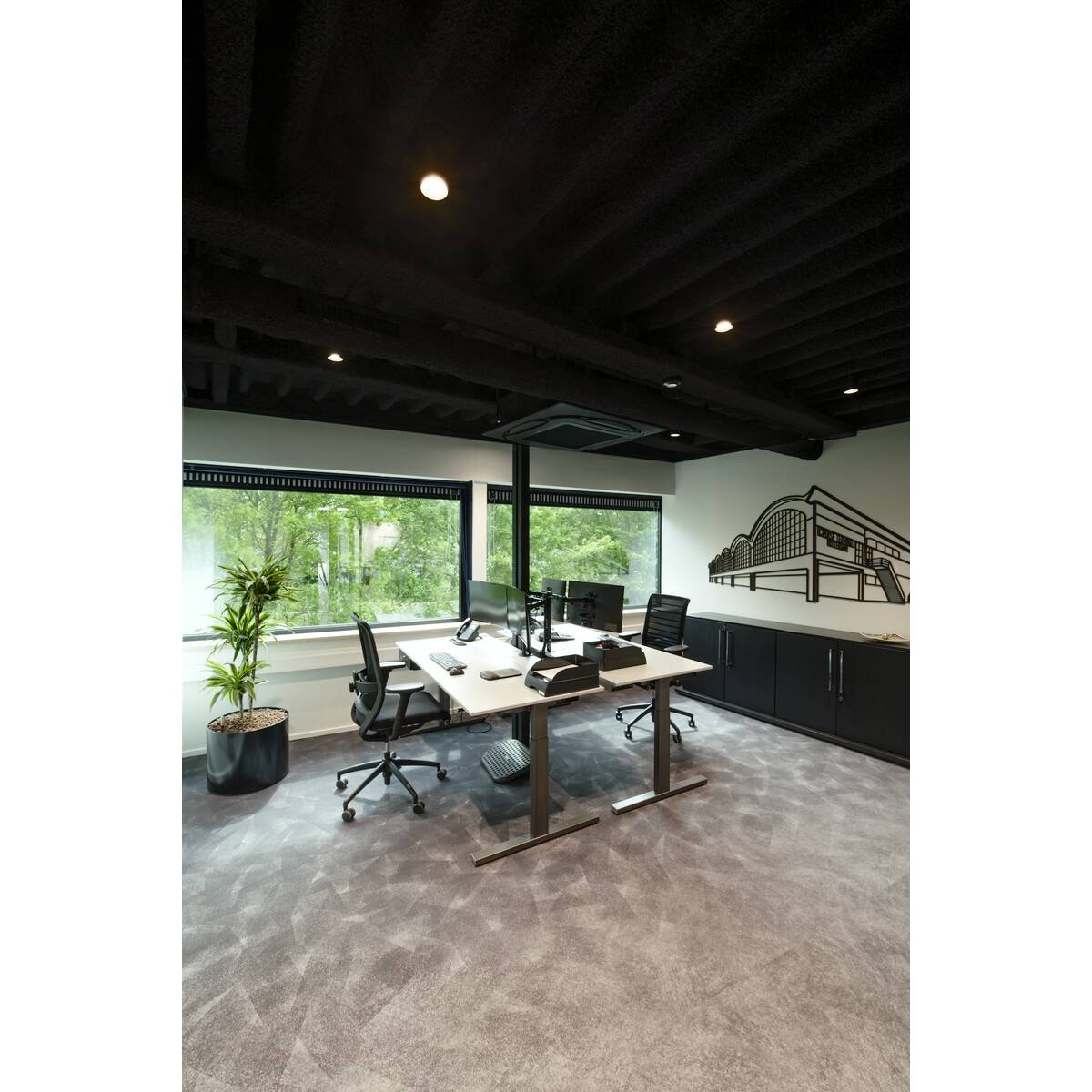 LA 1004131 NUMINOS® CL PHASE S vnitřní LED přisazené stropní svítidlo černá/černá 3000 K 36° - BIG WHITE (SLV) (obrázek 8)