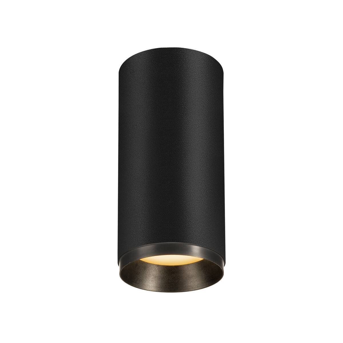 LA 1004219 NUMINOS® CL PHASE M vnitřní LED přisazené stropní svítidlo černá/černá 2700 K 36° - BIG WHITE (SLV)