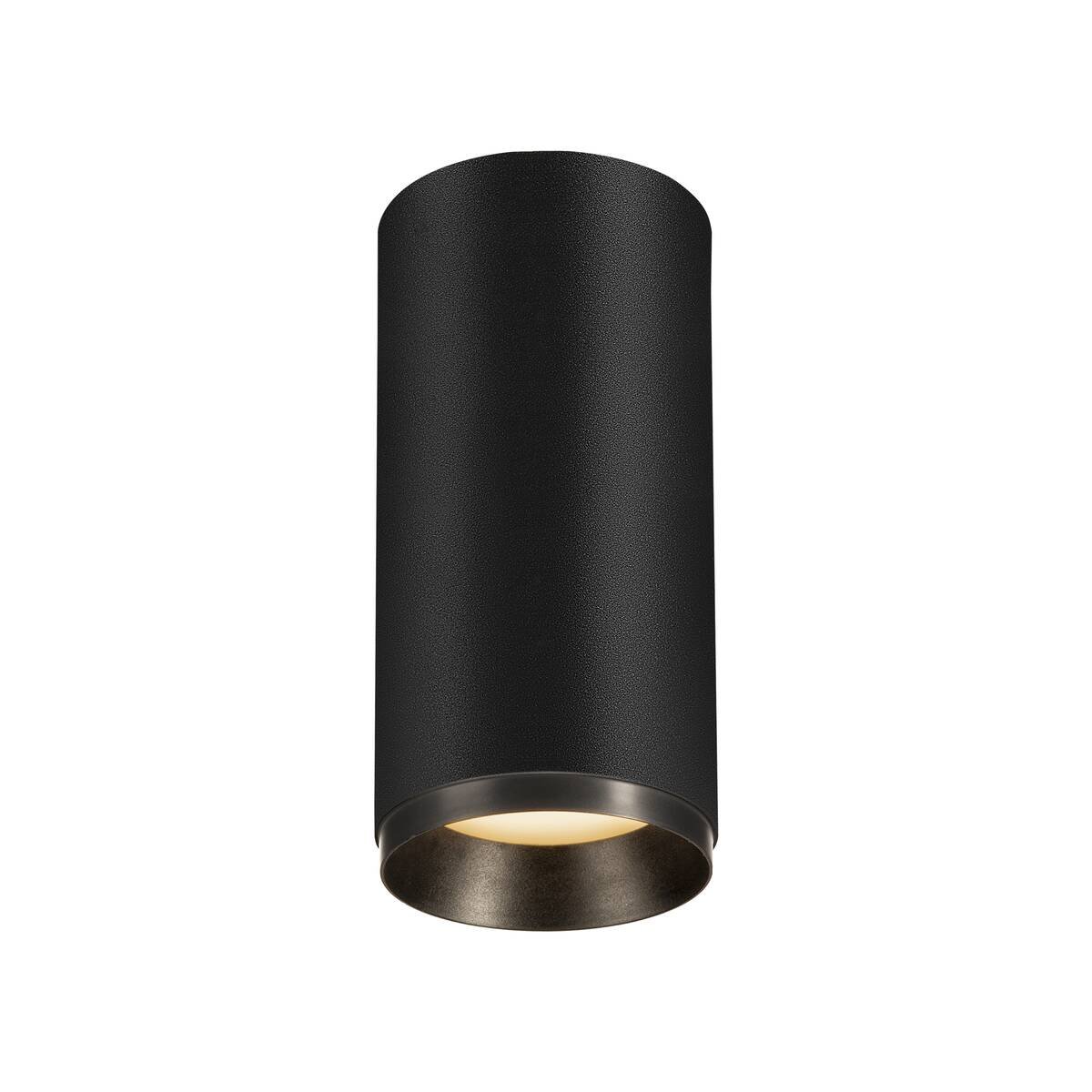 LA 1004227 NUMINOS® CL PHASE M vnitřní LED přisazené stropní svítidlo černá/černá 3000 K 36° - BIG WHITE (SLV)