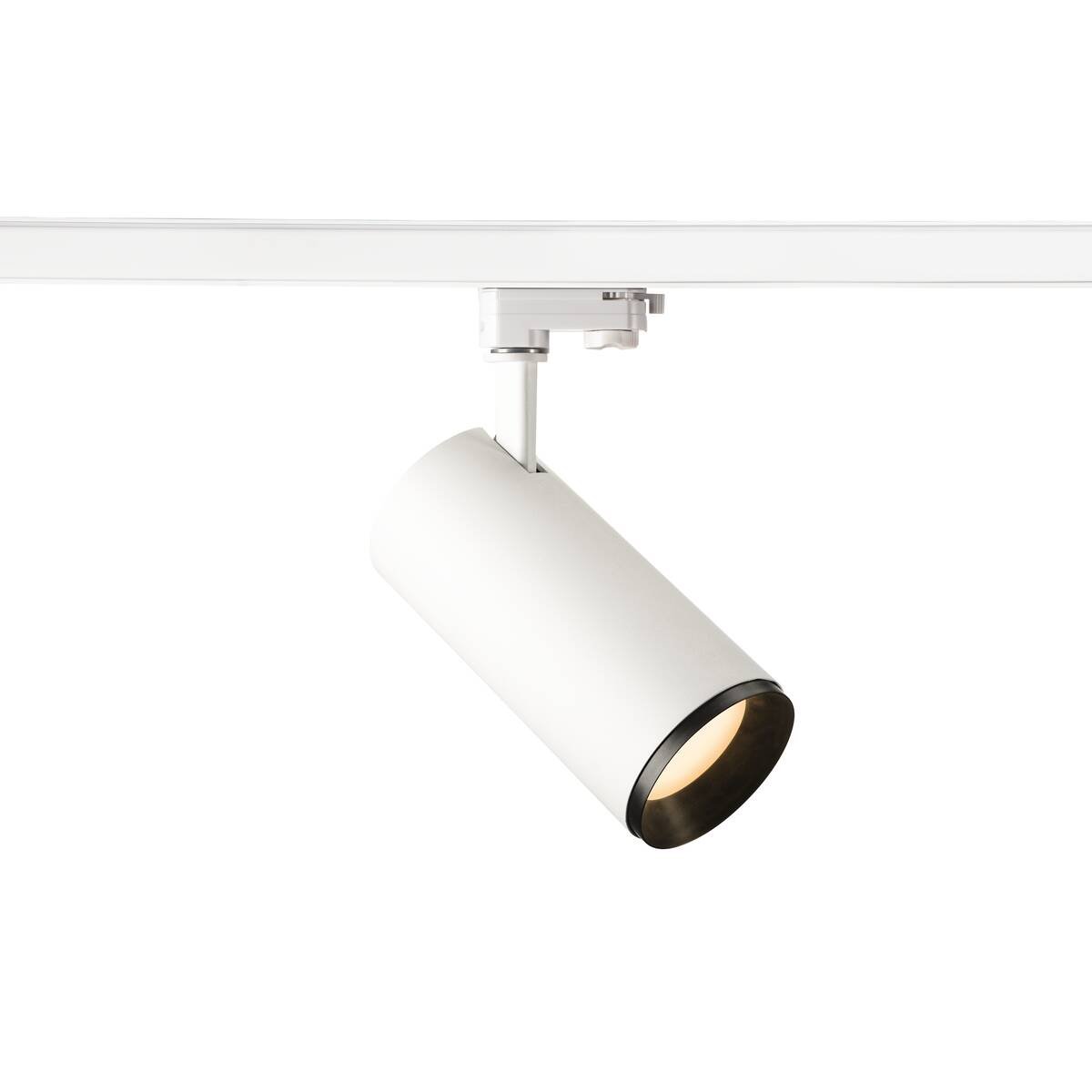 LA 1004270 3~ NUMINOS® PHASE L 3fázové systémové svítidlo bílá/černá 2700 K 24° - BIG WHITE (SLV)