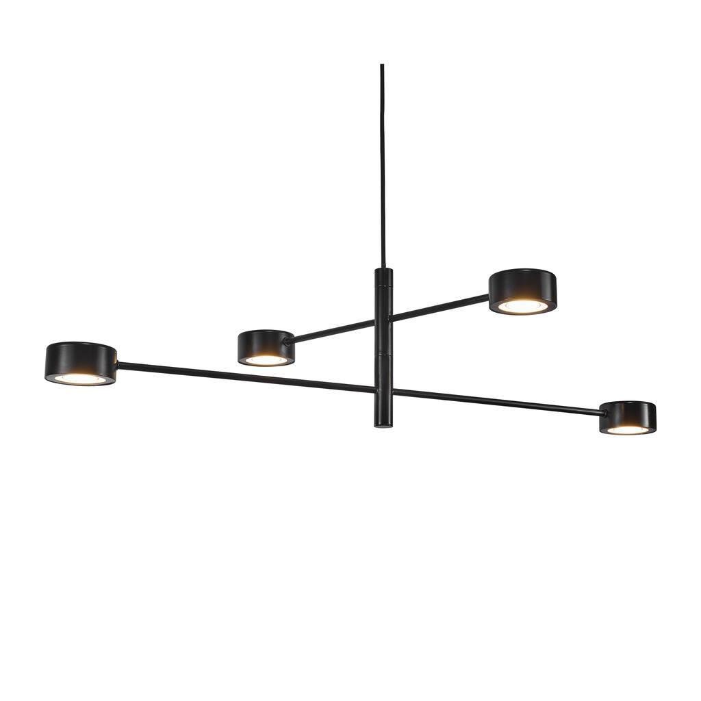 NOR 2010803003 Závěsné svítidlo Clyde 4x5W LED černá - NORDLUX