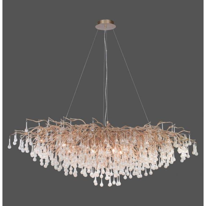 PN 2031-11 Závěsné svítidlo ICICLE 15x G9 40W š.150cm mosaz - PAUL NEUHAUS (obrázek 3)