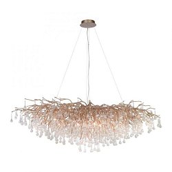 Obrázek pro produkt Závěsné svítidlo ICICLE 15x G9 40W š.150cm mosaz - PAUL NEUHAUS