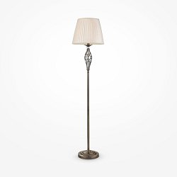Obrázek pro produkt Stojací lampa Grace 40W béžová organza kov designová - MAYTONI
