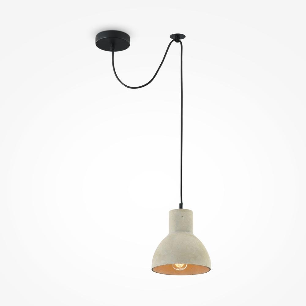 M T434-PL-01-GR Závěsné svítidlo Broni 60W šedá kov beton E27 - MAYTONI