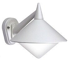 Levně LAN 150.01U Venkovní nástěnné svítidlo Sirio E27 75W 230V bílé - LANDA Lighting