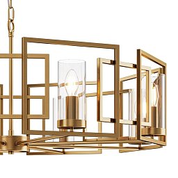 Obrázek pro produkt Závěsné svítidlo Bowi E14 8x40W zlatá kov designové - MAYTONI