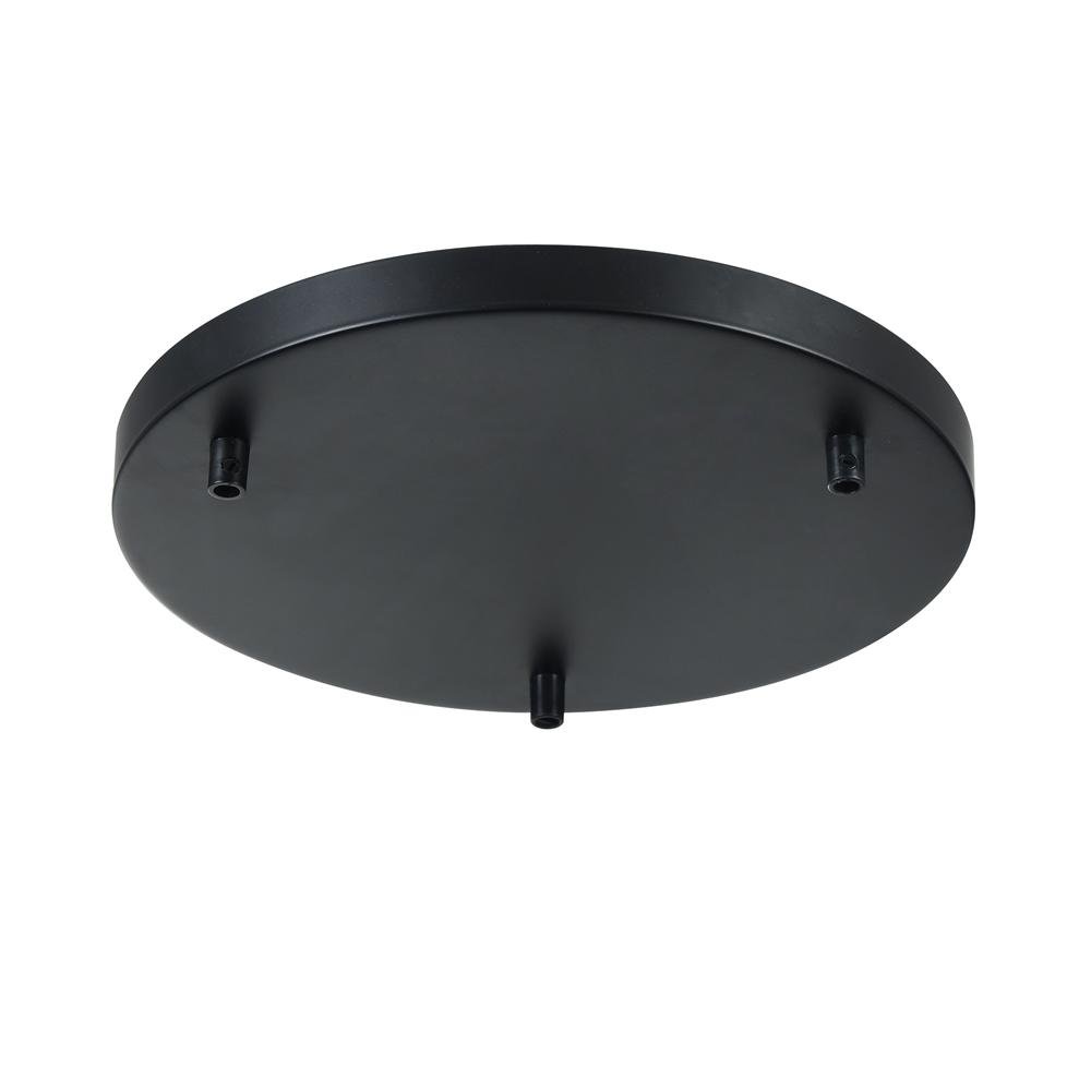 M SPR-BASE-R-03-B Stropní základna univerzální 300 mm černý kov - MAYTONI