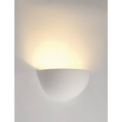 Obrázek pro produkt Nástěnné svítidlo GL101 nástěnná sádra bílá 230V E14 40W - BIG WHITE (SLV)