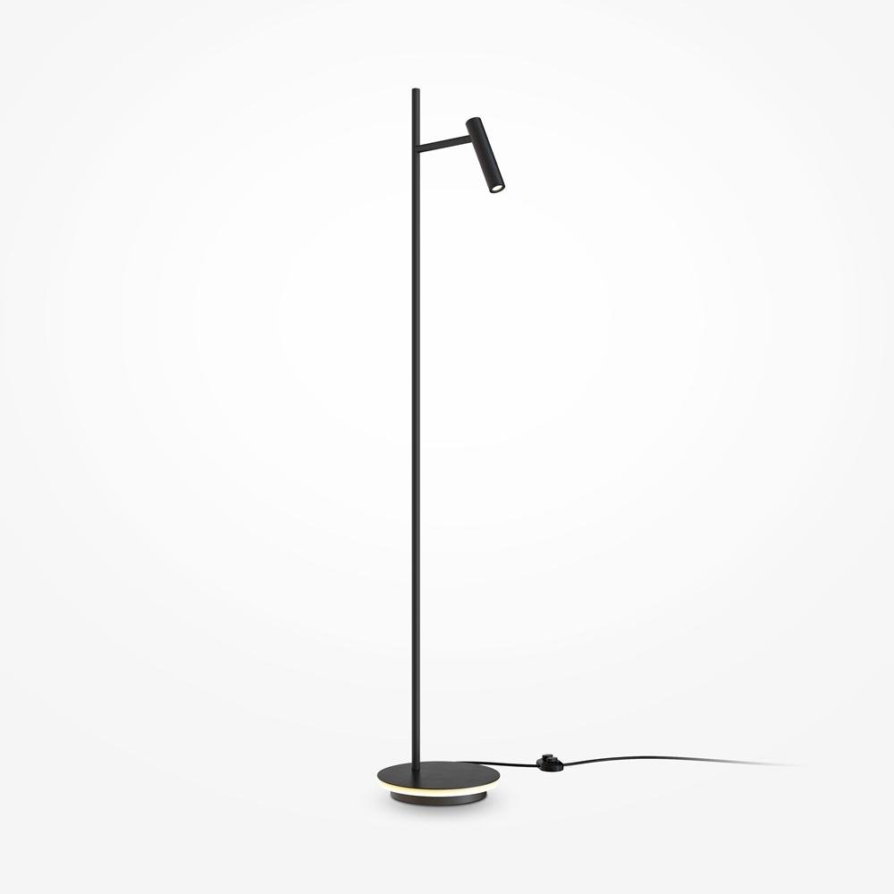 M Z010FL-L8B3K Stojací lampa Estudo 3000K 700lm černý kov LED teplá bílá - MAYTONI