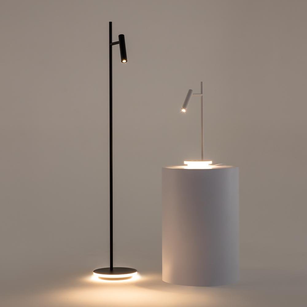 M Z010FL-L8B3K Stojací lampa Estudo 3000K 700lm černý kov LED teplá bílá - MAYTONI (obrázek 6)