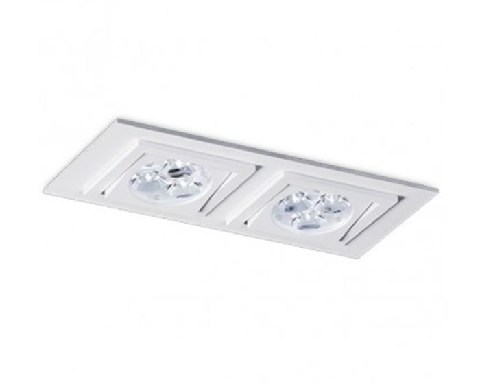 BPM 3068GU Vestavné svítidlo Aluminio Negro, černá, 2x50W, 230V - BPM