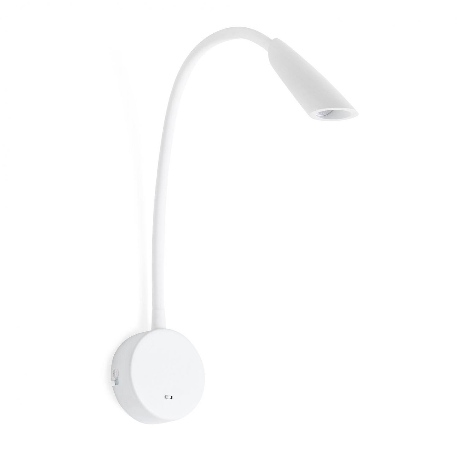 Levně FARO 41031 BOKEN nástěnná lampa na čtení, bílá - FARO