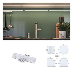 Obrázek pro produkt Nábytkové svítidlo Clever Connect liniová spojka Border bílá mat/umělá hmota 12V - PAULMANN