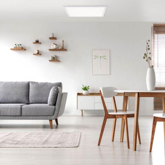 LD 12201-16 FLAT LED panel svítidlo, bílá, 45x45, přímé a nepřímé osvětlení, paměťová funkce, sériový obvod 3000K - LEUCHTEN DIREKT / JUST LIGHT (obrázek 2)