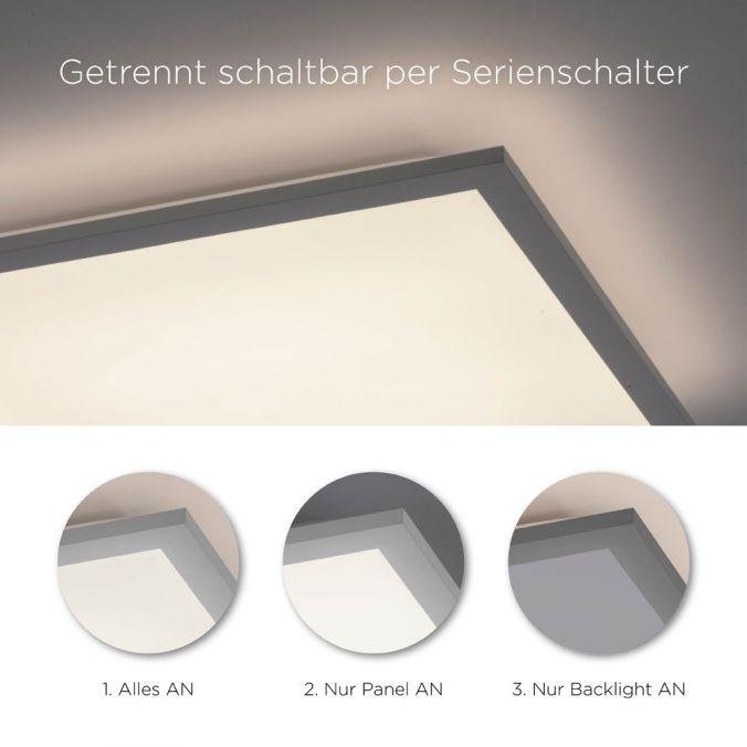 LD 12201-16 FLAT LED panel svítidlo, bílá, 45x45, přímé a nepřímé osvětlení, paměťová funkce, sériový obvod 3000K - LEUCHTEN DIREKT / JUST LIGHT (obrázek 6)