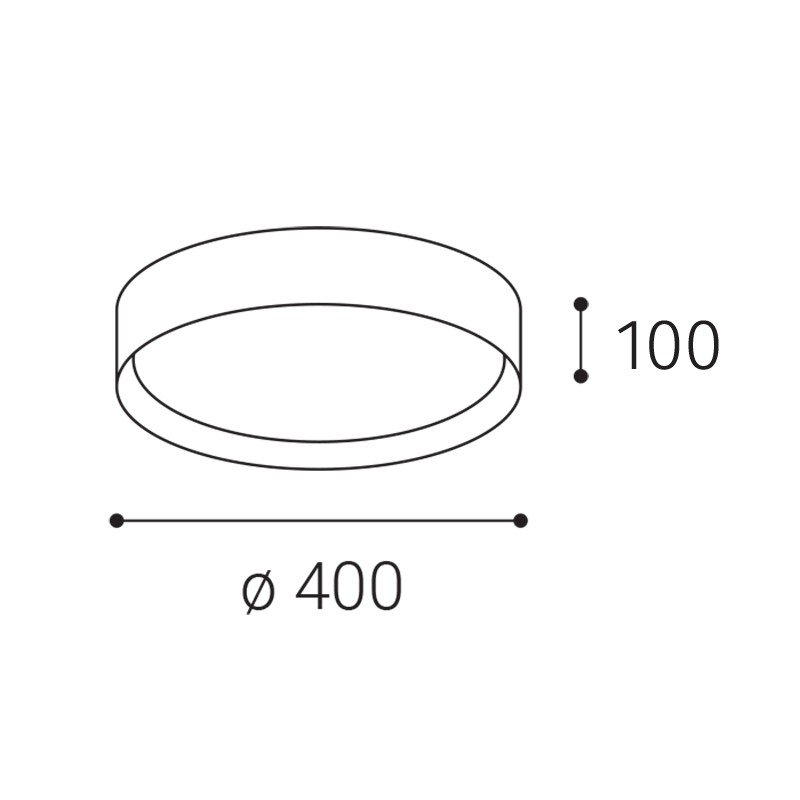 LED2 1272053D Svítidlo MILA 40, B DIM 30 2CCT 3000K/4000K STROPNÍ ČERNÉ - LED2 Lighting (obrázek 3)
