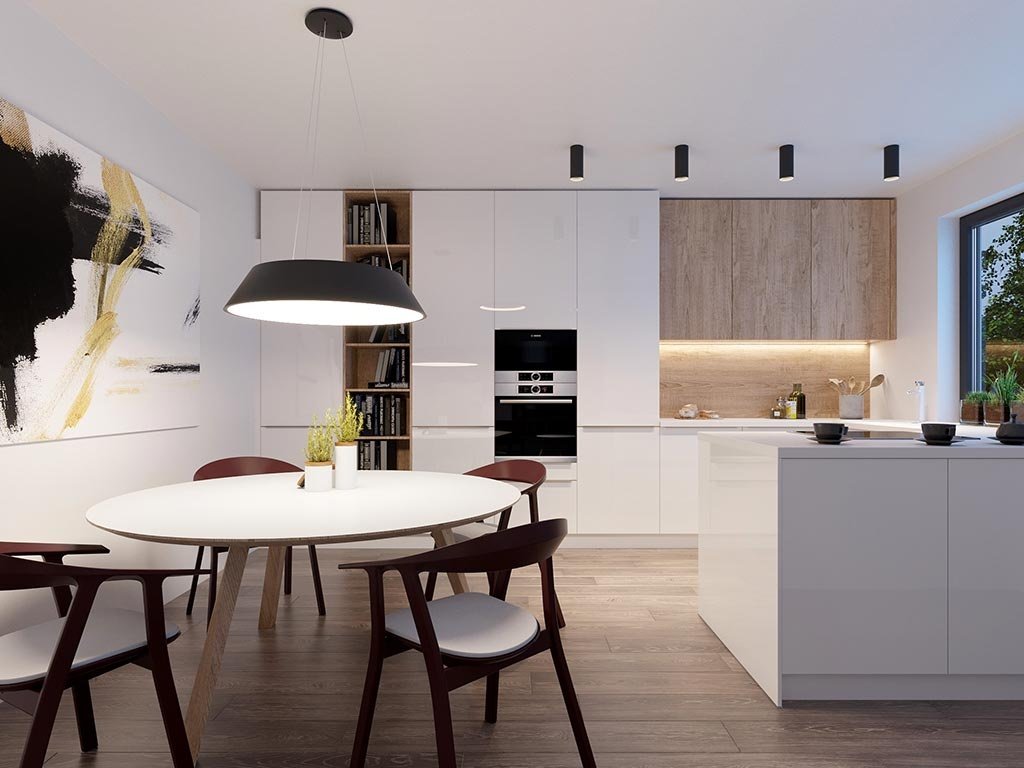 LED2 3272851 Svítidlo KATY 78 Z,  80 2CCT 3000K/4000K ZÁVĚSNÉ BÍLÉ - LED2 Lighting (obrázek 3)