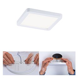 Obrázek pro produkt LED vestavné svítidlo Areo VariFit IP44 hranaté 118x118mm 6,5W 4.000K bílá - PAULMANN