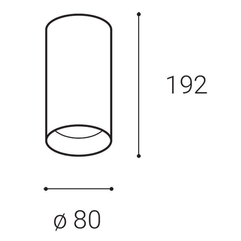 LED2 1251441D Svítidlo LUKY,  DIM 20 4000K STROPNÍ BÍLÉ - LED2 Lighting (obrázek 3)