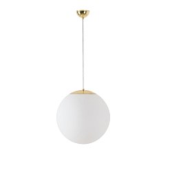Obrázek pro produkt ADRIA S3 závěsné skleněné svítidlo mosaz / bílá IP40 40W E27 HF - OSMONT