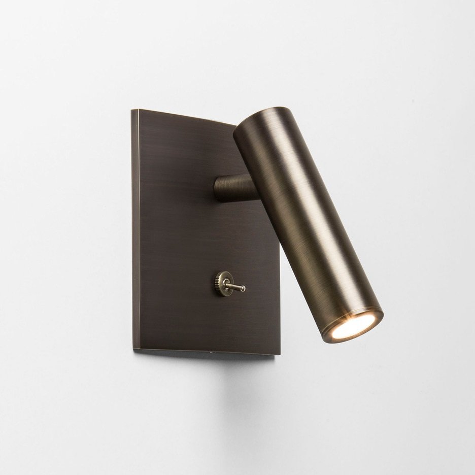 Levně AST 1058085 Vestavěné nástěnné svítidlo Enna Square Switched LED bronz 4,5W - ASTRO Lighting