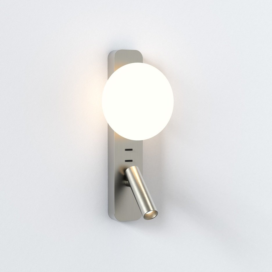 Levně AST 1176010 Nástěnné svítidlo Zeppo Reader matná nikl 3W G9 - ASTRO Lighting