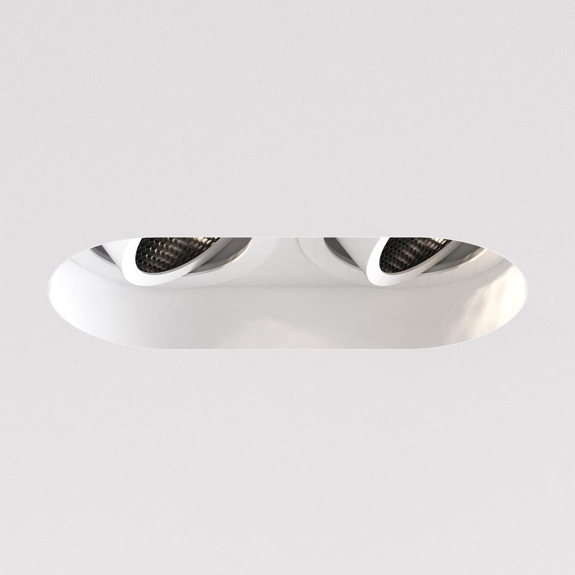 AST 1248021 Downlight svítidlo Trimless Round Twin nastavitelné 2x6W GU10 bílá - ASTRO Lighting