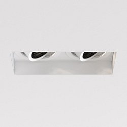 Obrázek pro produkt Downlight svítidlo Trimless Square Twin nastavitelné 2x6W GU10 bílá - ASTRO Lighting