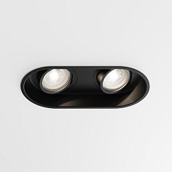 Obrázek pro produkt Downlight svítidlo Minima Round Twin nastavitelné 2x6W GU10 černá - ASTRO Lighting