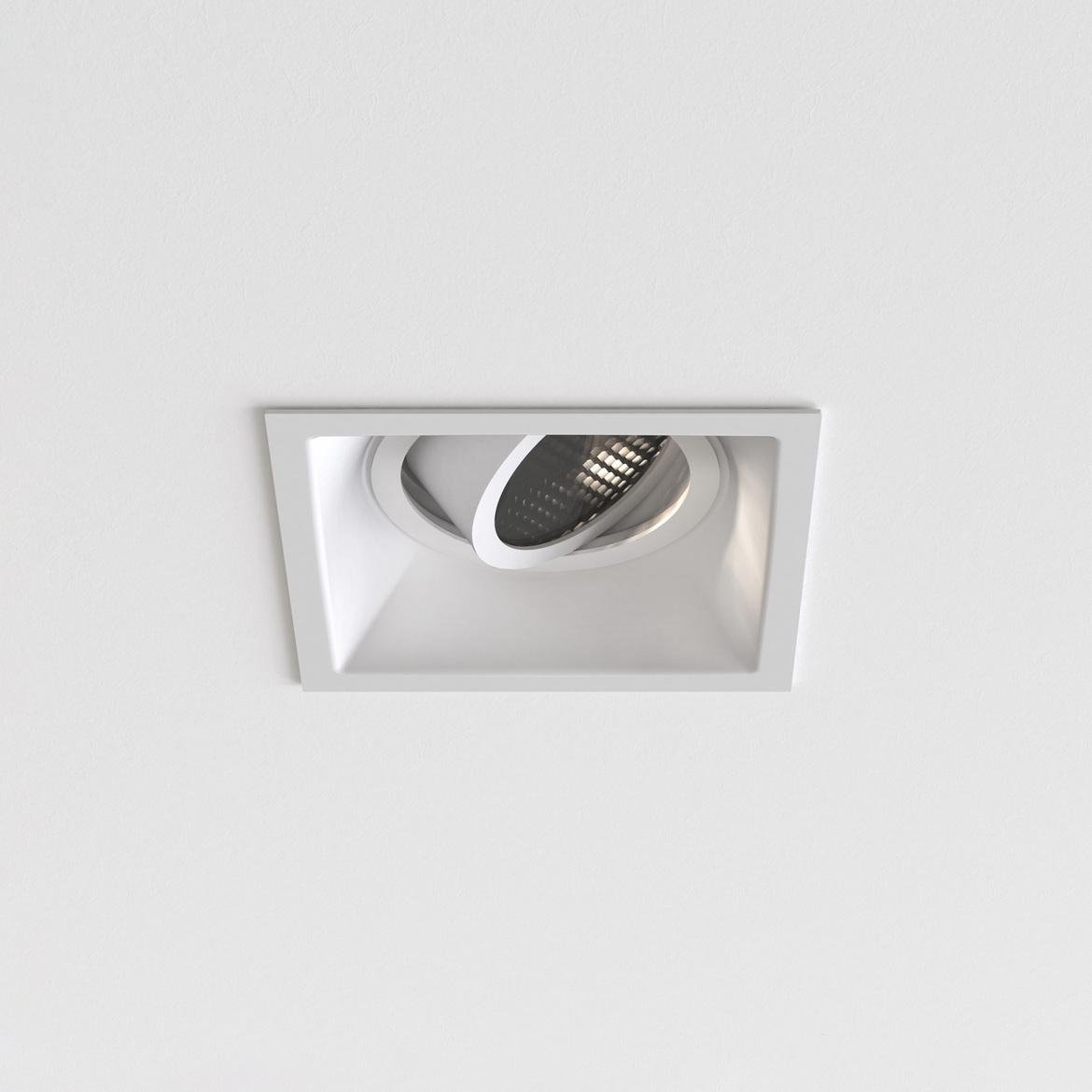 AST 1249042 Downlight svítidlo Minima Slimline Square nastavitelné protipožární 6W GU10 bílá - ASTRO Lighting