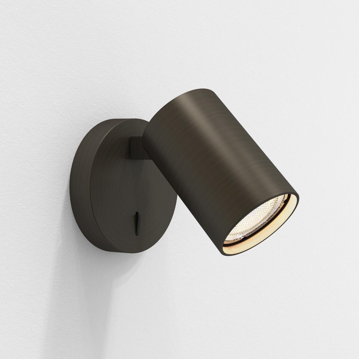 AST 1286009 Svítidlo nástěnné pro čtení Ascoli Single s vypínačem 6W GU10 bronz - ASTRO Lighting