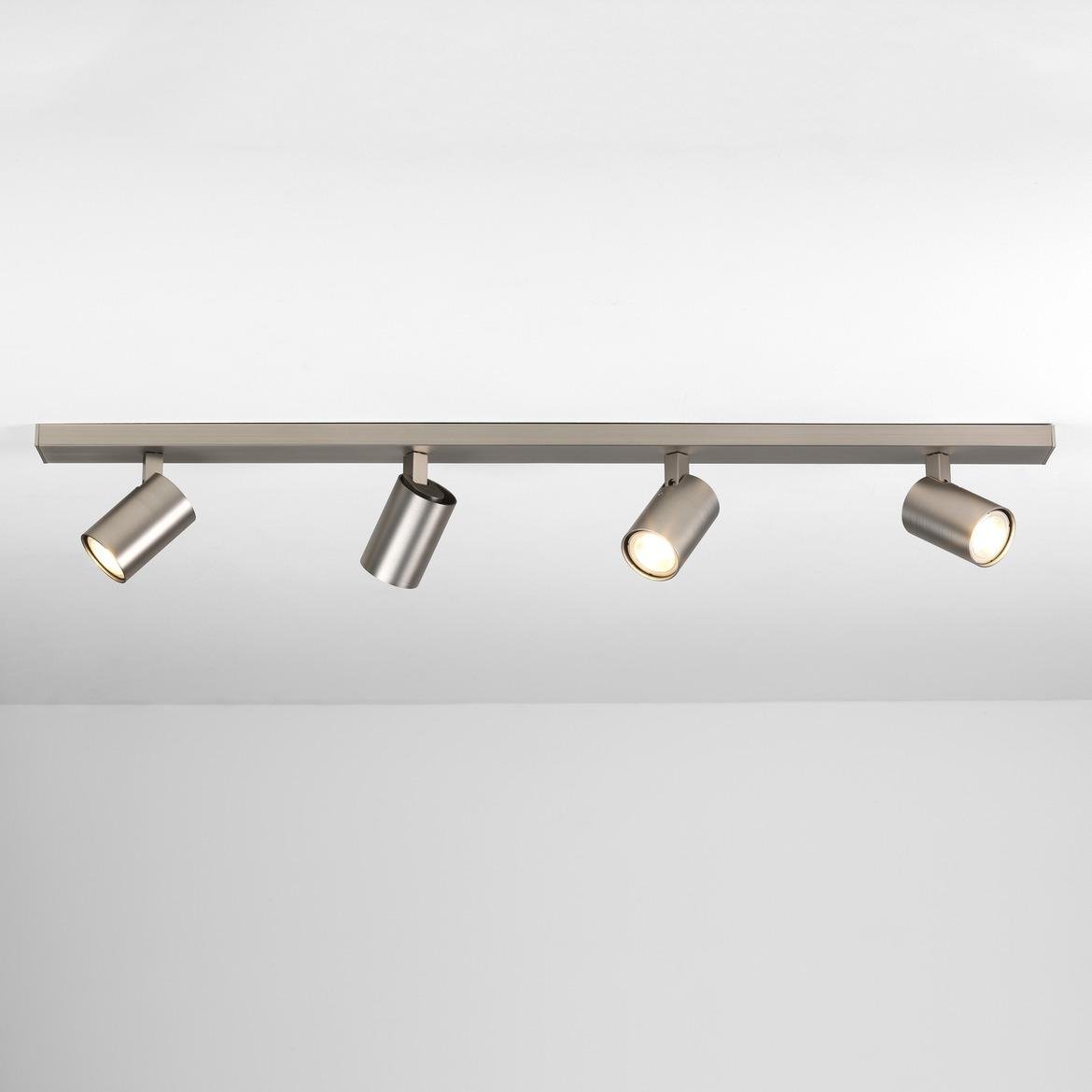 AST 1286014 Bodové svítidlo Ascoli Four Bar 4x50W GU10 matný nikl - ASTRO Lighting
