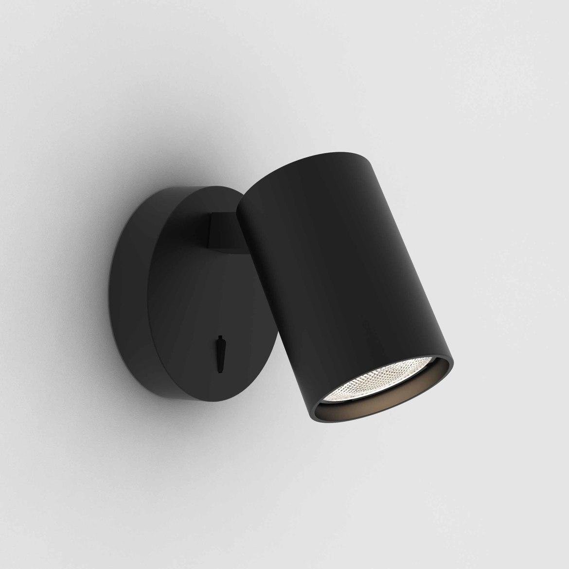 AST 1286079 Nástěnné svítidlo pro čtení Ascoli Single s vypínačem 6W GU10 černá - ASTRO Lighting