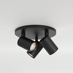 Obrázek pro produkt Bodové svítidlo Ascoli Triple Round 3x50W GU10 černá - ASTRO Lighting