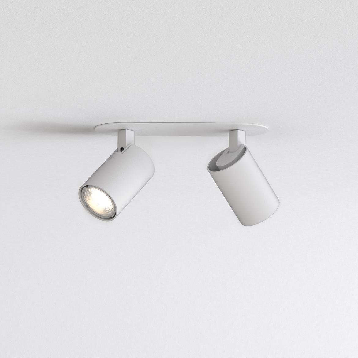 AST 1286097 Bodové svítidlo Ascoli Twin zapuštěné 2x50W GU10 bílá - ASTRO Lighting