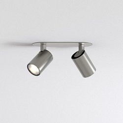 Obrázek pro produkt Bodové svítidlo Ascoli Twin zapuštěné 2x50W GU10 matný nikl - ASTRO Lighting