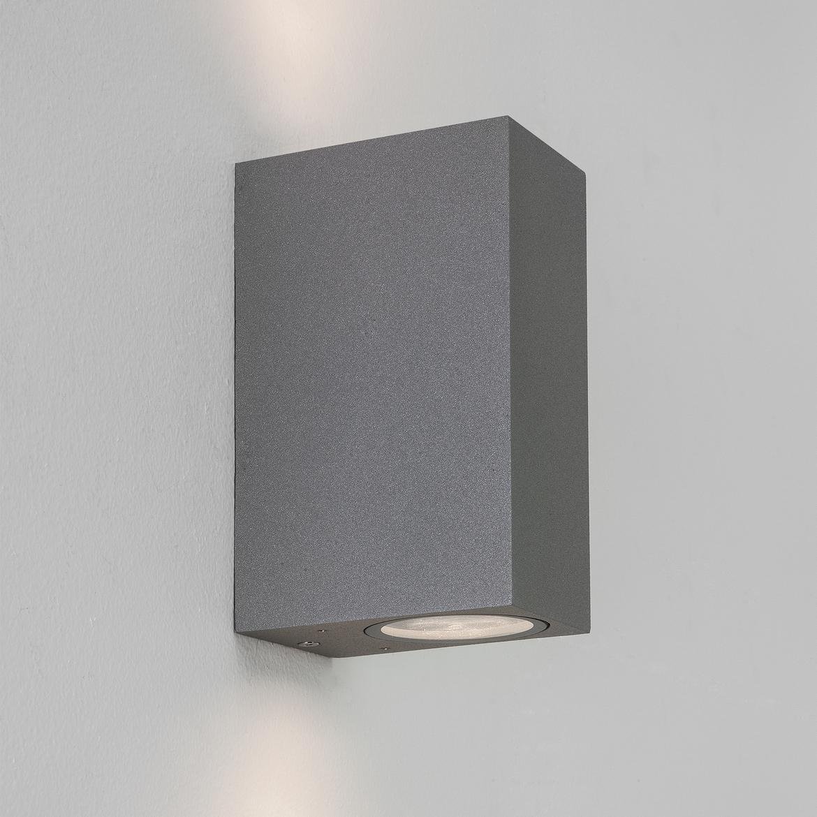 AST 1310008 Venkovní nástěnné svítidlo Chios 150 2x6W GU10 šedá - ASTRO Lighting