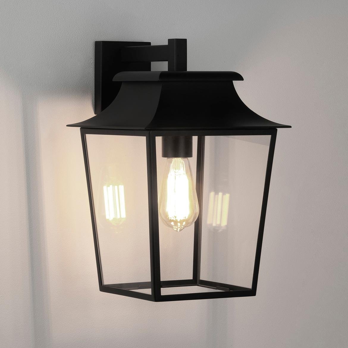 AST 1340011 Venkovní nástěnné svítidlo Richmond Wall Lantern 254 60W E27 černá - ASTRO Lighting