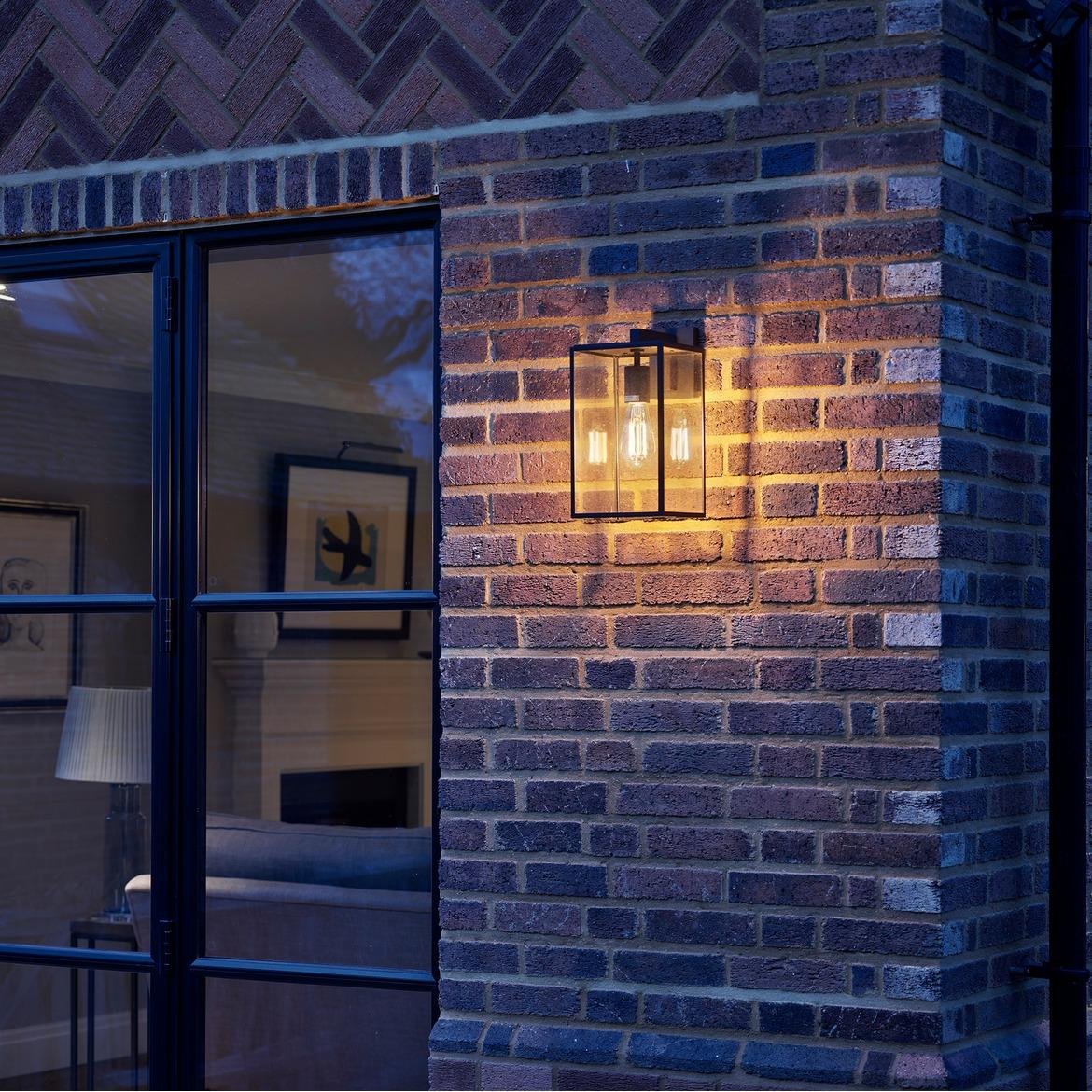 AST 1354004 Venkovní nástěnné svítidlo Box Lantern 350 60W E27 černá - ASTRO Lighting (obrázek 3)