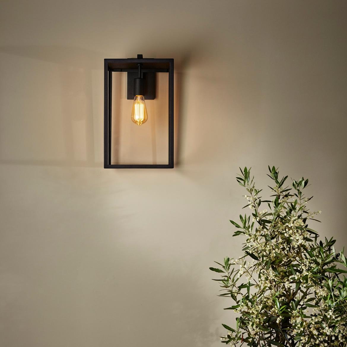 AST 1354007 Venkovní nástěnné svítidlo Box Lantern 450 60W E27 černá - ASTRO Lighting (obrázek 3)