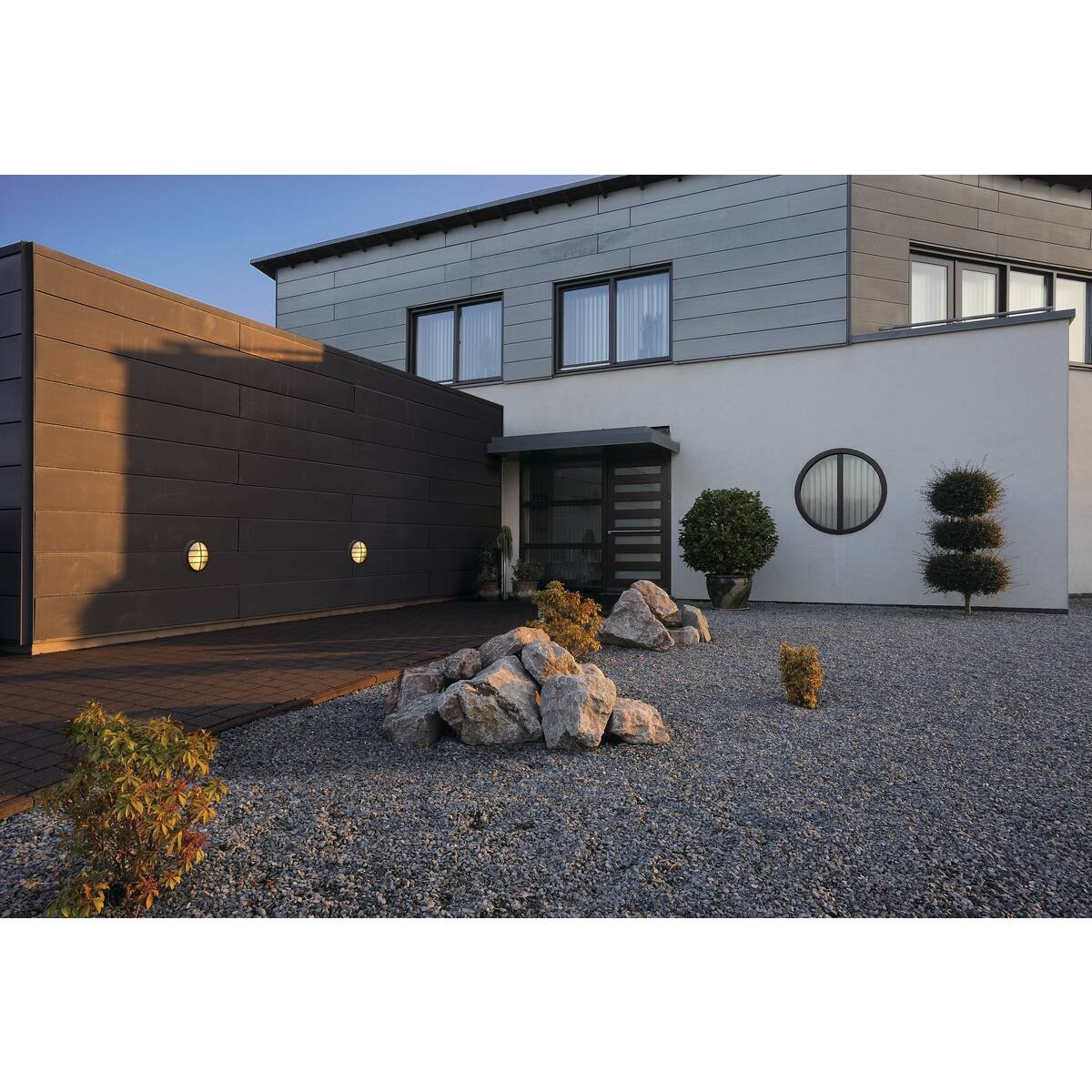 LA 229085 Venkovní svítidlo BULAN mřížka nástěnná antracit 230V E27 2x25W  - BIG WHITE (SLV) (obrázek 3)