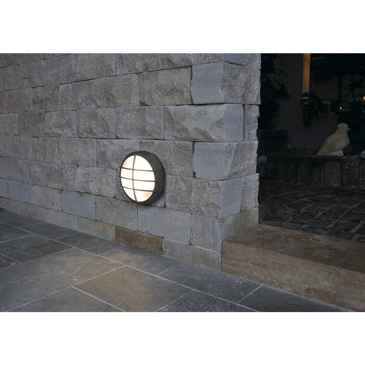 LA 229085 Venkovní svítidlo BULAN mřížka nástěnná antracit 230V E27 2x25W  - BIG WHITE (SLV) (obrázek 4)