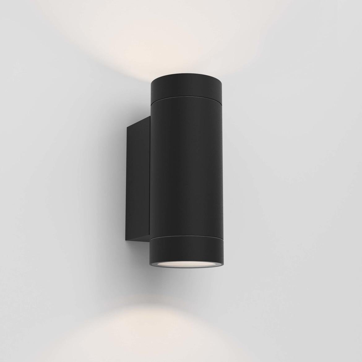 AST 1372014 AKCE - Venkovní nástěnné svítidlo Dartmouth Twin 2x6W GU10 černá - ASTRO Lighting