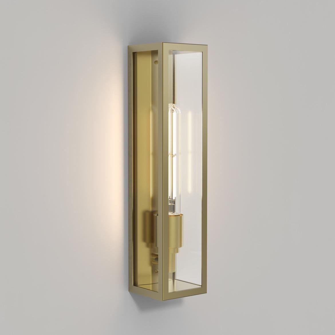 AST 1402007 Venkovní nástěnné svítidlo Harvard Wall 4W E27 mosaz - ASTRO Lighting