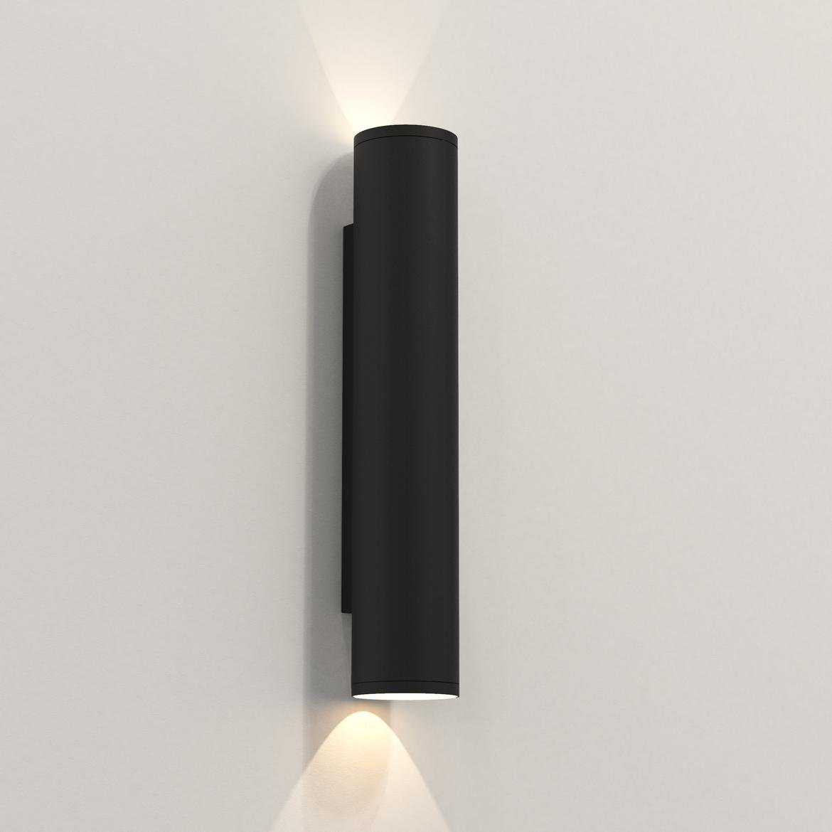 AST 1428013 Venkovní nástěnné svítidlo Ava 400 2x6W GU10 černá - ASTRO Lighting