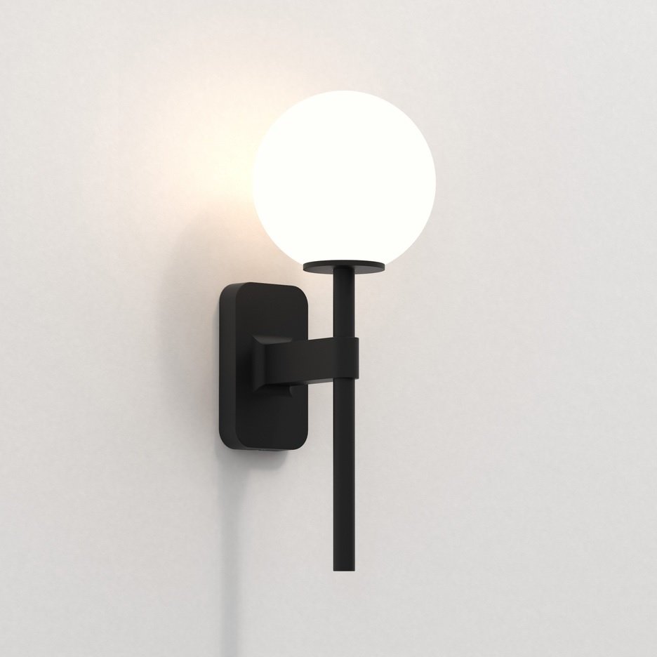 Levně AST 1429004 Nástěnné svítidlo Tacoma Single matná černá 3W LED G9 IP44 - ASTRO Lighting