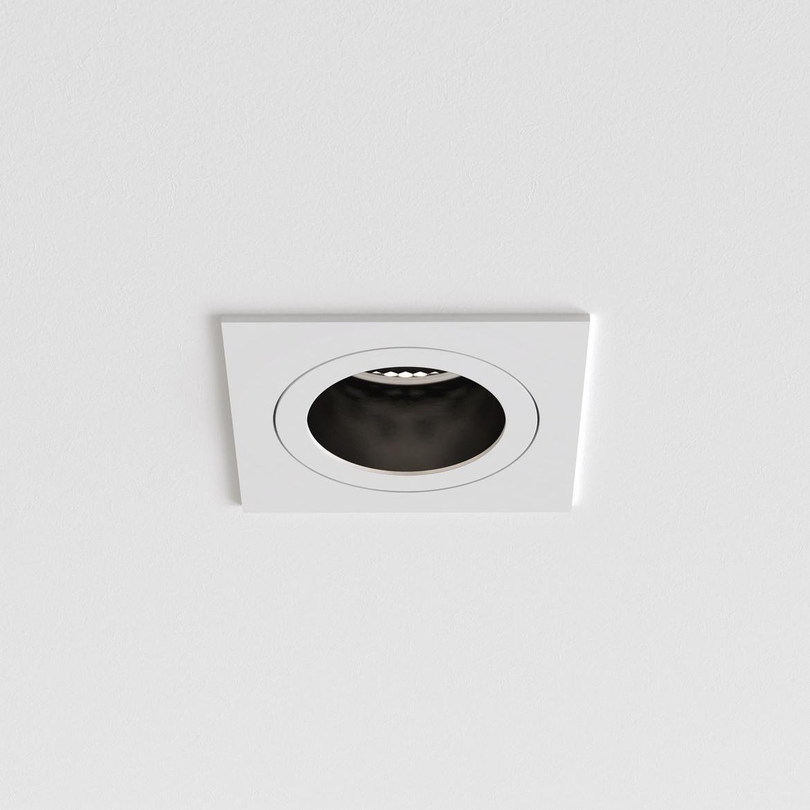 AST 1434002 Downlight svítidlo Pinhole Slimline Square fixní protipožární IP65 6W GU10 bílá - ASTRO Lighting